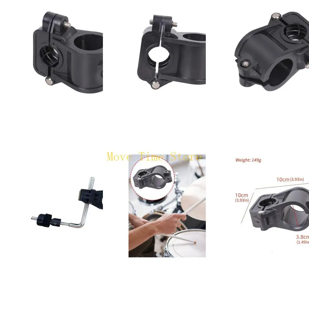 

Монтажный зажим для стойки для барабанов 92ME, L-образный кронштейн для тарелки, зажим для стойки для барабанов, крепежный для