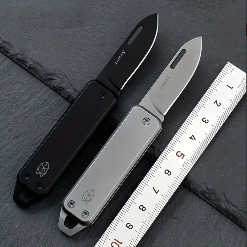 Mini Outdoor Folding Knife Edge High Hardness Camping Self-defense Knife Gift Fruit Knife Open Box Tool Key Pendant