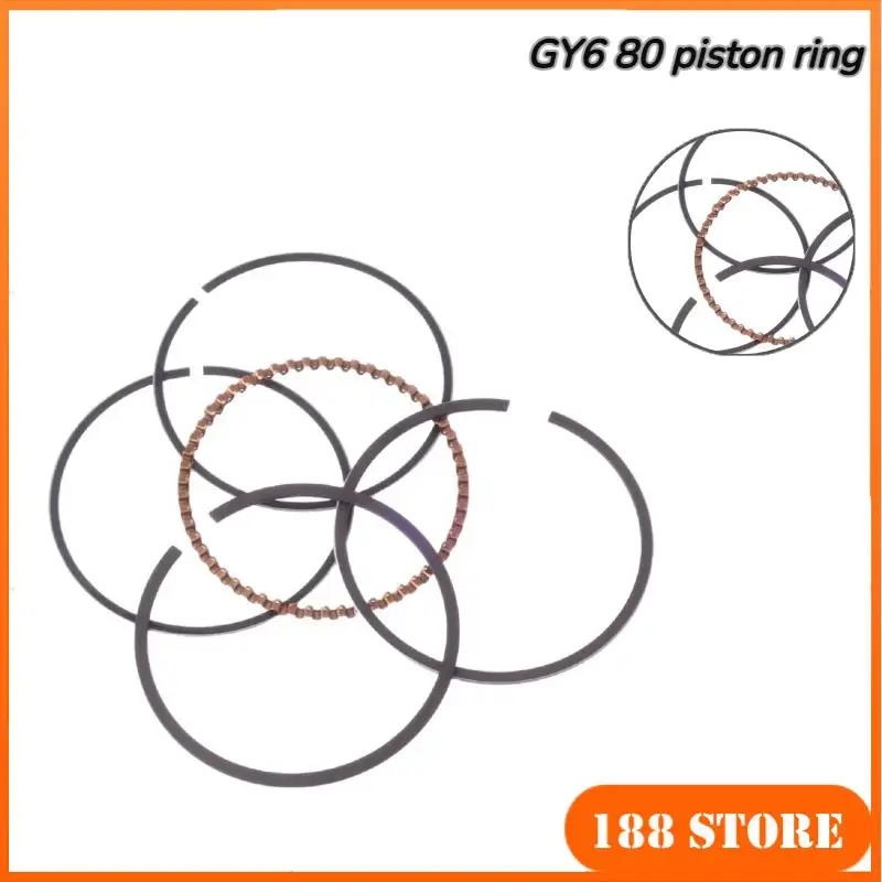 

GY6-80 Motorcycle Piston Ring Set Scooter Engine Parts Cylinder STD Modified Sets for JH70 DY90 GK5