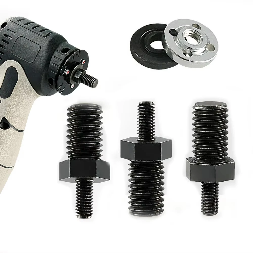 Adaptador de Haste para Mini Esmerilhadeira Angular M5 para M10 com Placa de Pressão para Conversão de Furadeira Elétrica de 3 Polegadas, Ideal para Projetos DIY