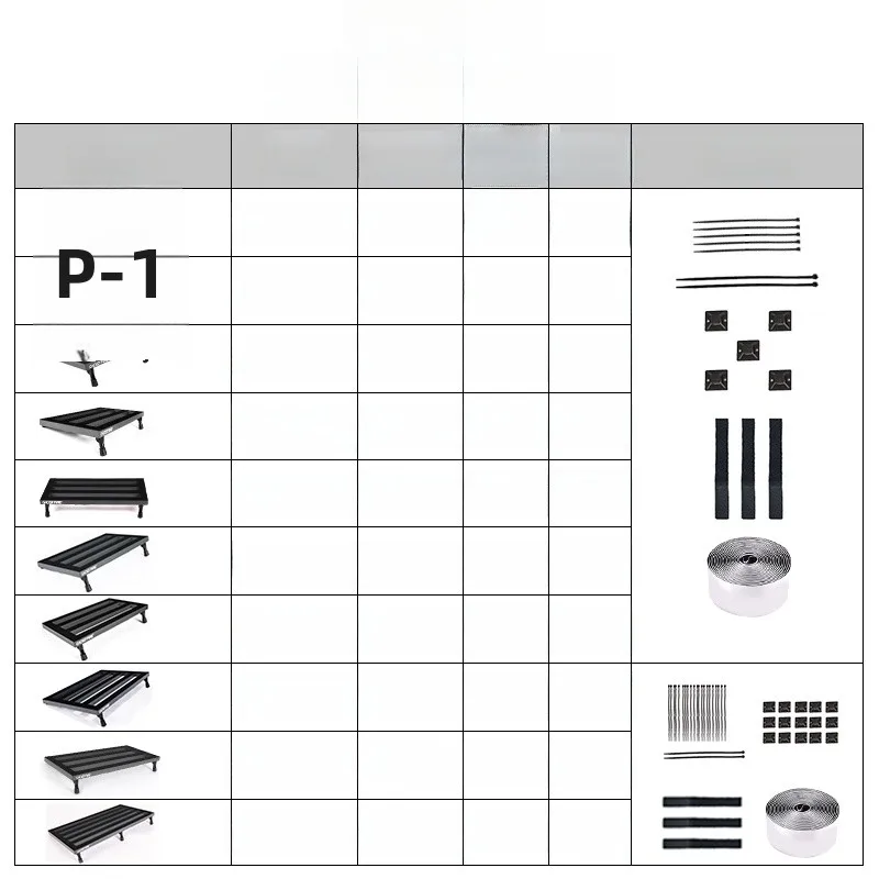 GHOST FIRE V-serie gitaarpedaal Pedaal met enkel effect Tra Board met Magic Tape Stand Gitaaraccessoires