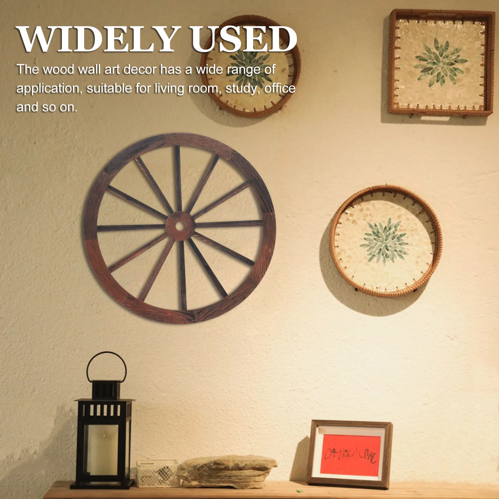 25cm 30cm Wagon Wheel Decor Wooden Wagon Wheel Wall Decoration Vintage Ornament Decor For Bar Room Crafts Decoration