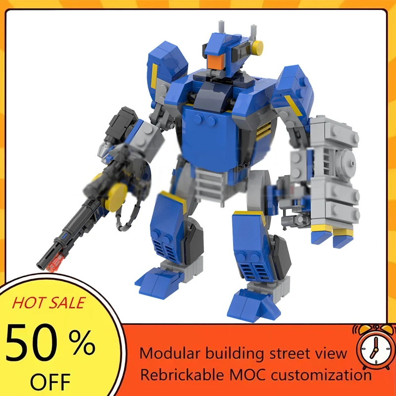 

Набор из 310 деталей: Популярная модель боевого робота из фильма «Звездные войны», конструктор MOC, модульный технологический набор, подарок на праздник, игрушка для сборки для детей