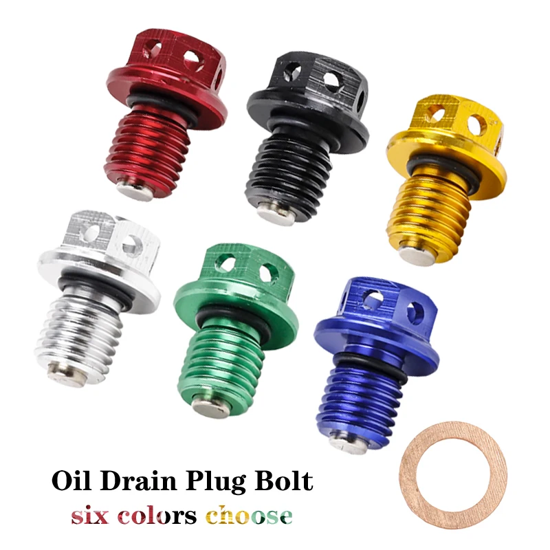 M12 Oil Drain Plug Bolt For Honda XR CRF 50 70 80 100 CR500 CR125R CR250R CRM250 CRF250L/M XR250 XR400 XR600R XR650R CRF1000L