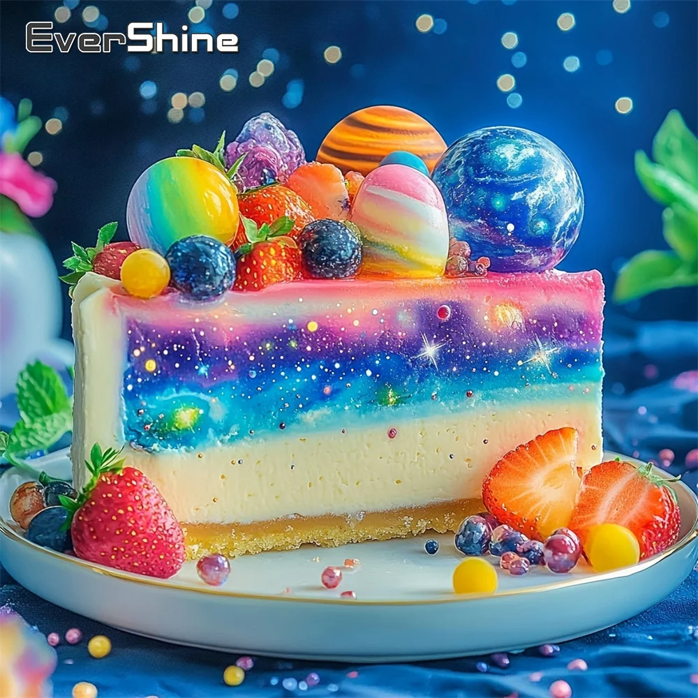 EverShine Diamant-Mosaik Landschaft Vollquadrat-Gemälde Tortenbild Strass-Stickerei Neuerscheinung Handgefertigtes Hobby