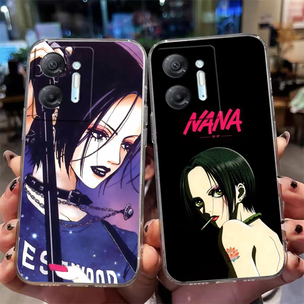 Clear Phone Case For Infinix HOT 9 10 11 12 12i 20 20s 30 30i POVA 2 3 4 PRO PLAY Case Funda Shell Nana Osaki on Purple Tie Dye