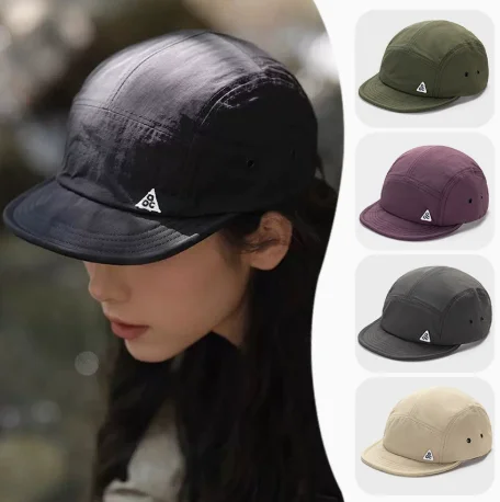 

1PCOutdoor Quick-Dry Baseball Cap Women's Korea Short Brim Baseball Hat Men and Women Casual Street Soft Brim Five-Piece Sun Hat