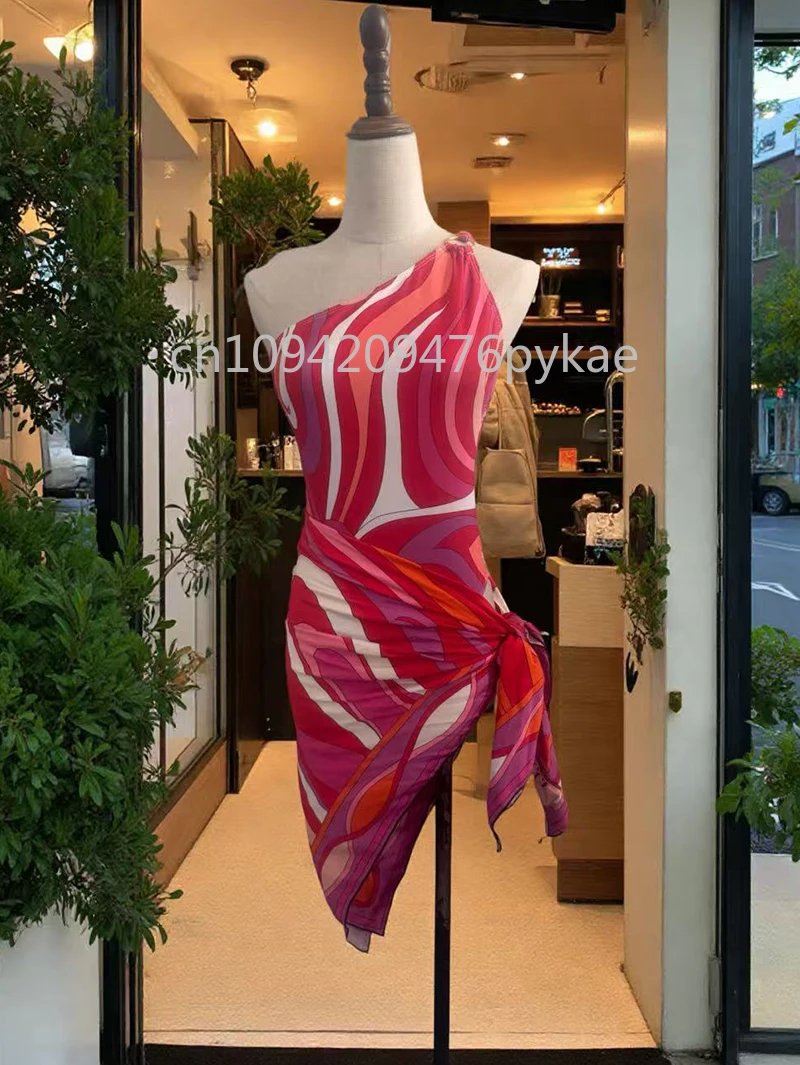 

Классические брендовые женские красные шарфы, купальники, дизайнерский бренд, фирменный логотип, сексуальные комплекты бикини