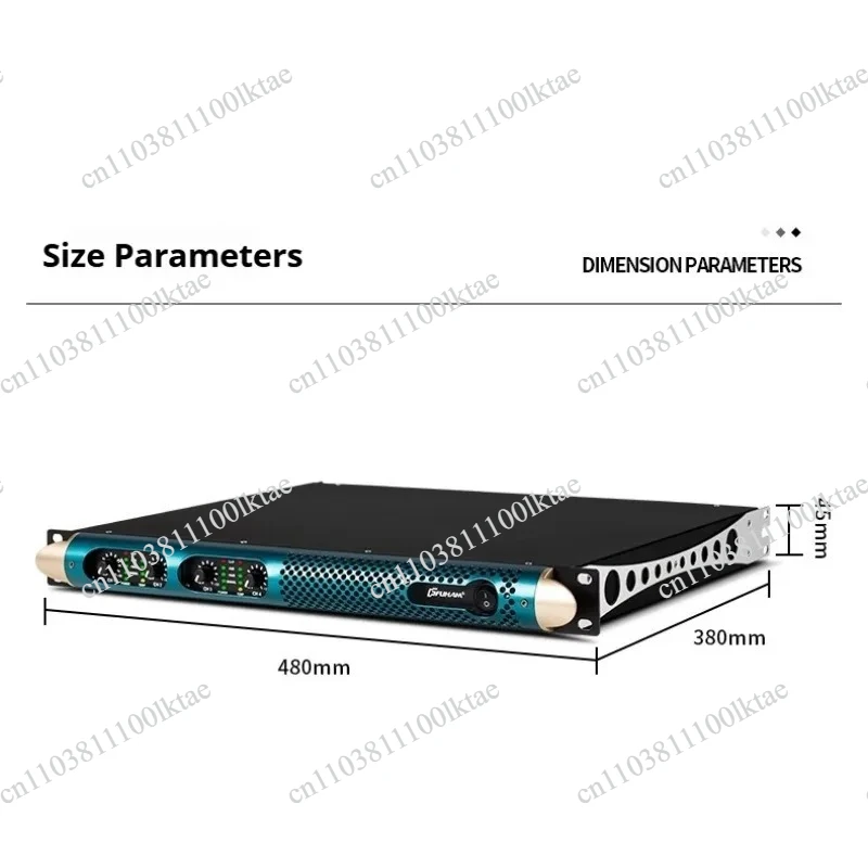2/4 Channel Professional 850W Digital Power Amplifier Stage Performance Outdoor Conference Home Theater Audio Power Amplifier