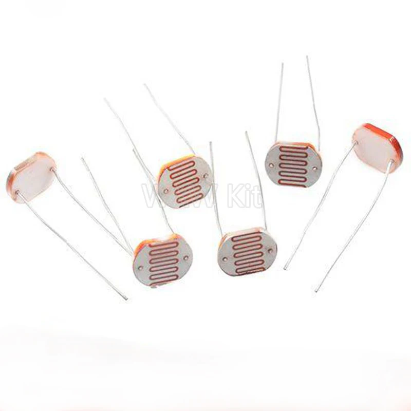 10/20PCS/lot photoresistor GL5506 GL5516 GL5528 GL5537 GL5539 GL5547 GL5549 LDR light detection switch sensor DIY