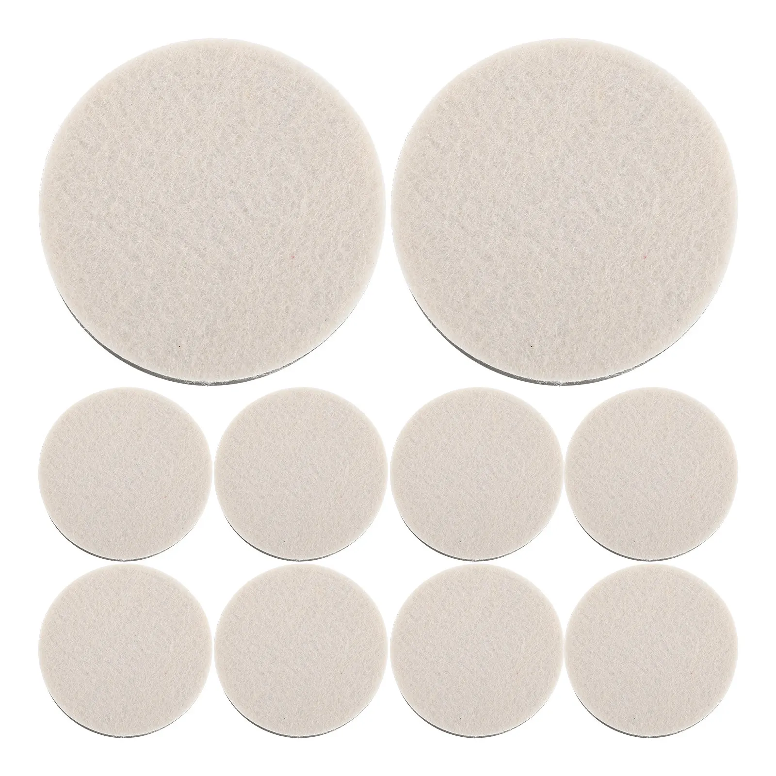 10Pcs Round Table Leg Protection Felt Furniture Riser Pads Non Slip Chair Foot Pads Anti Scratch Bed Feet Cushion