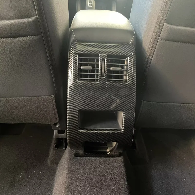 

Задний центральный кондиционер, розетка переменного тока, вентиляционная рамка, накладка, внутренняя отделка для Mitsubishi Outlander 2022 2023, аксессуары