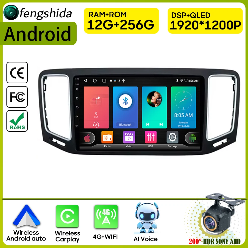 

Car Radio Carplay For Volkswagen VW Sharan SEAT Alhambra 7N 2010-2022 Navigation GPS Android Auto Stereo 5G Autoradio 4G No 2din