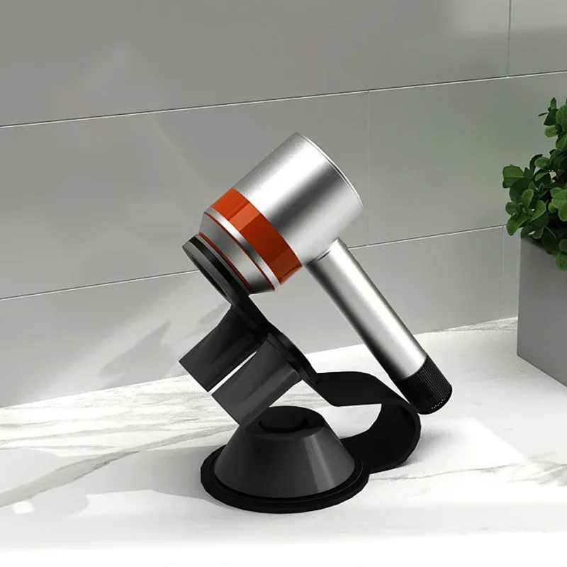 

For Dyson Vertical Bathroom Accessories Iron Paint Hair Dryer Stand Fine Workmanship Bathroom Shelf Wear-resistant Room Shelves