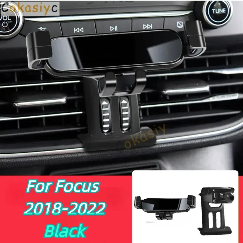 

Car Mobile Phone Holder for Ford Focus 2022 - 2012 Smartphone Mounts Car Styling Bracket GPS Stand Rotatable Support Accessories