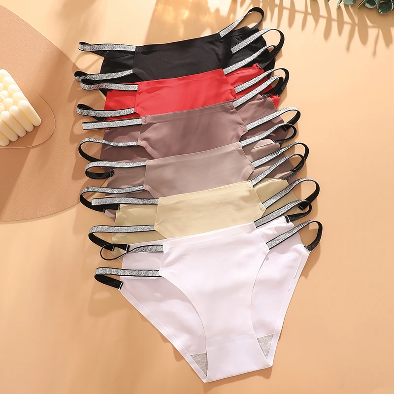 Sexy Panties Women Double Thin Belt S-XL High Waist Thong Hollow Out Underwear Thongs Women Sexy Ladies Panties Women