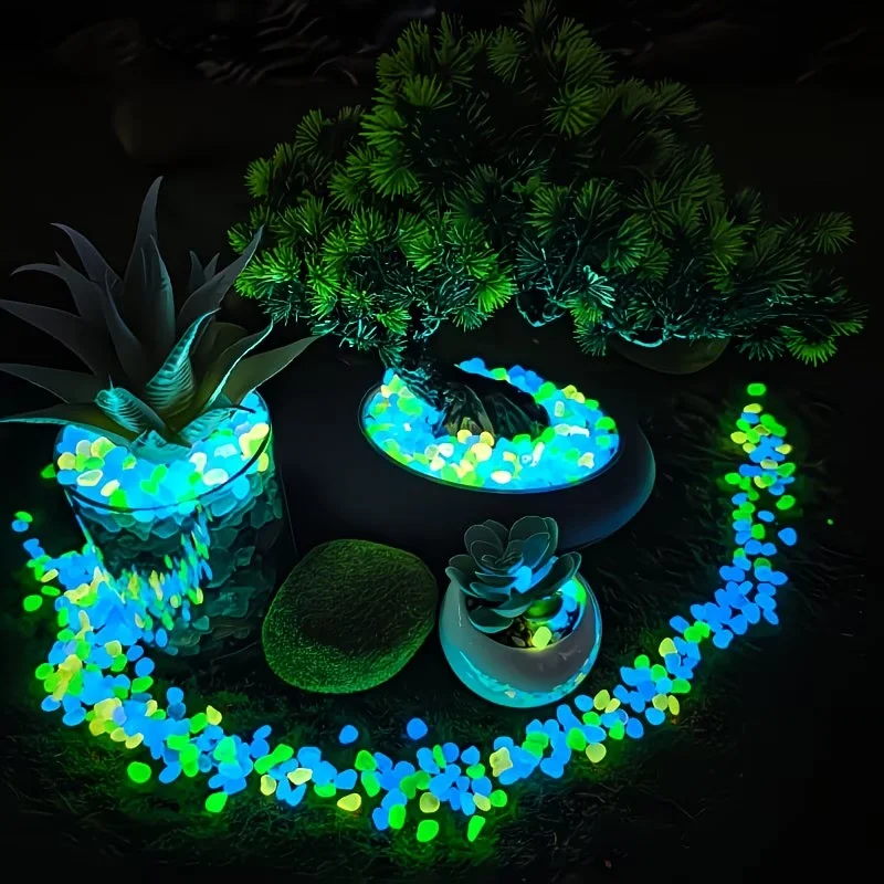 300PCS Luminous Pebble Set,0.9 - Aquarium Plant Design ulasan dan harga