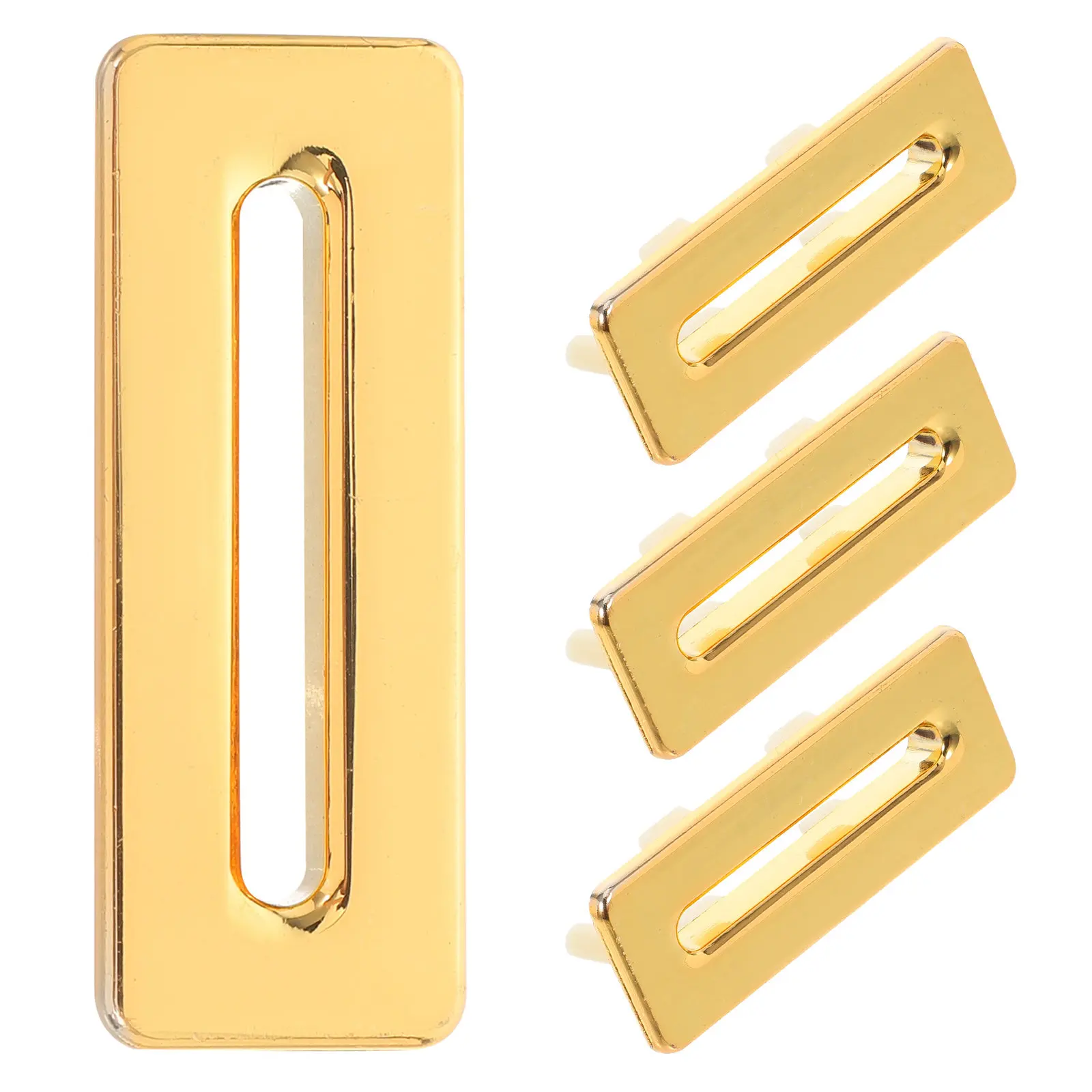 

Комплект из 4-х декоративных колпачков для слива раковины, прямоугольные заглушки для отверстий слива, замена для раковин и умывальников, 2.36x0.75 дюйма, для кухни и ванной комнаты