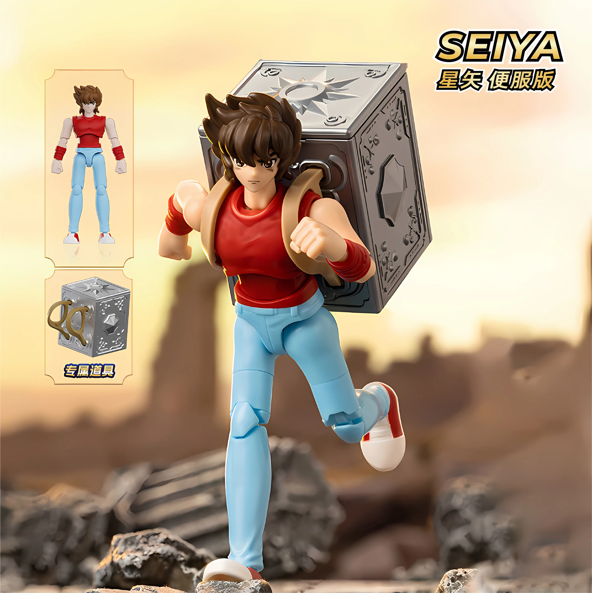 聖闘士星矢 ギャラクシー Vol.2 Vol.1 Vol.3 アテナ シリュウ ヒョーガ ミロ ドーコ セイヤ カムス シャイナ アクションフィギュア ‌   ブラインドボックス ​ 子供向けギフト ​   おもちゃ