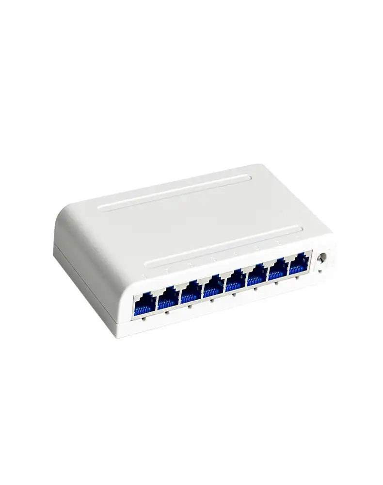 Switch rapido Ethernet 5 porte/8 porte 10/100/1000Mbps Switch dati multiporta RJ45 Rete Gigabit per ufficio e PC domestico a livello globale