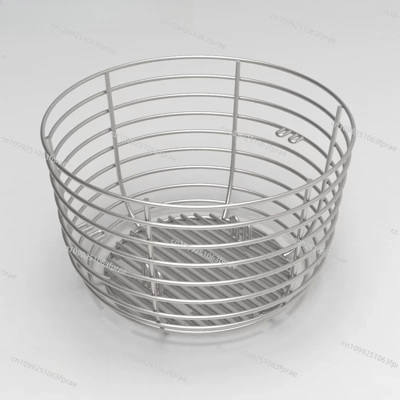 Grilled Charcoal basket Carbon basket with baffle Ceramic barbecue grill Charcoal basket Charcoal dispenser