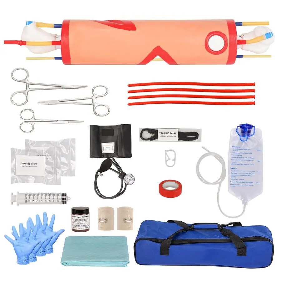 

Packing Trainer Kit, Stop The Bleed Kit, Survival Kit,Bleeding Control Kit for Medical Education, First Aid Emergency Practice,