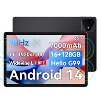 ALLDOCUBE Tablet 11 inch iPlay 60 Pro 6GB+10GB ROM 128GB RAM Widevine L1 Immersive 4G LTE & Wi-Fi Android 14 Tablets 7000mAh 18W