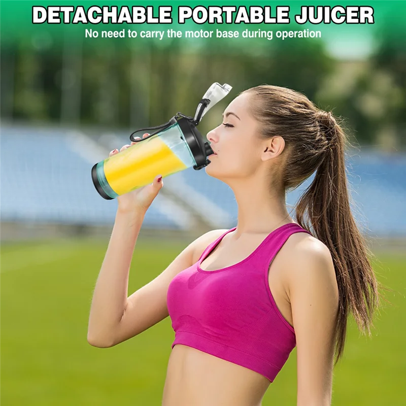 ABBZ-USB Charging 600ML Professional Portable Blender Electric Juicer Fruit Mixer Mini Blender For Smoothie Personal Juice