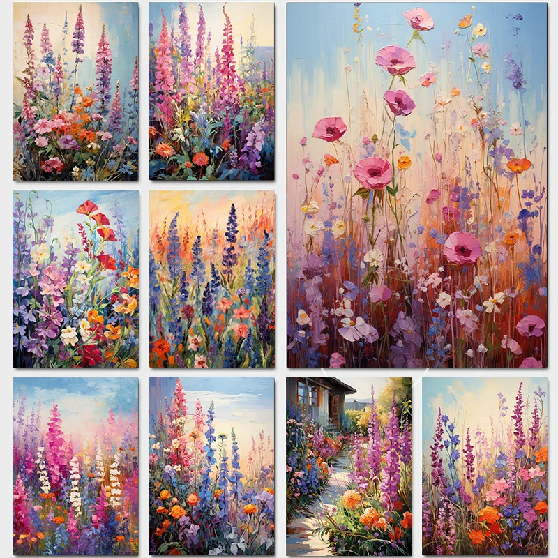 Canvas Printing Decoration Home Decor Interior Paintings Stunning Flowers Posters for Wall Art Canvas Painting Plants 1pcs Room