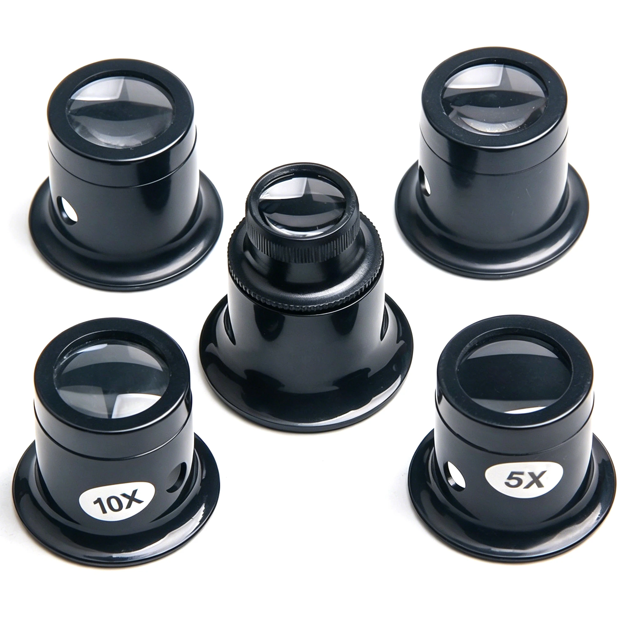 3X 5X 10X 15X 20X Watch Magnifier Jewelers Eye Loupe Loop Magnifier Magnifying Glass Watchmaker Portable Monocular Magnifier