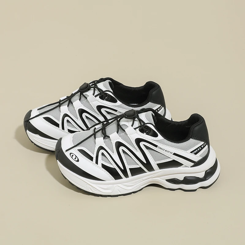 أحذية نسائية شبكية مريحة تسمح بمرور الهواء للياقة البدنية والجري أحذية رياضية كاجوال للمشي أحذية رياضية عصرية مضادة للانزلاق #2