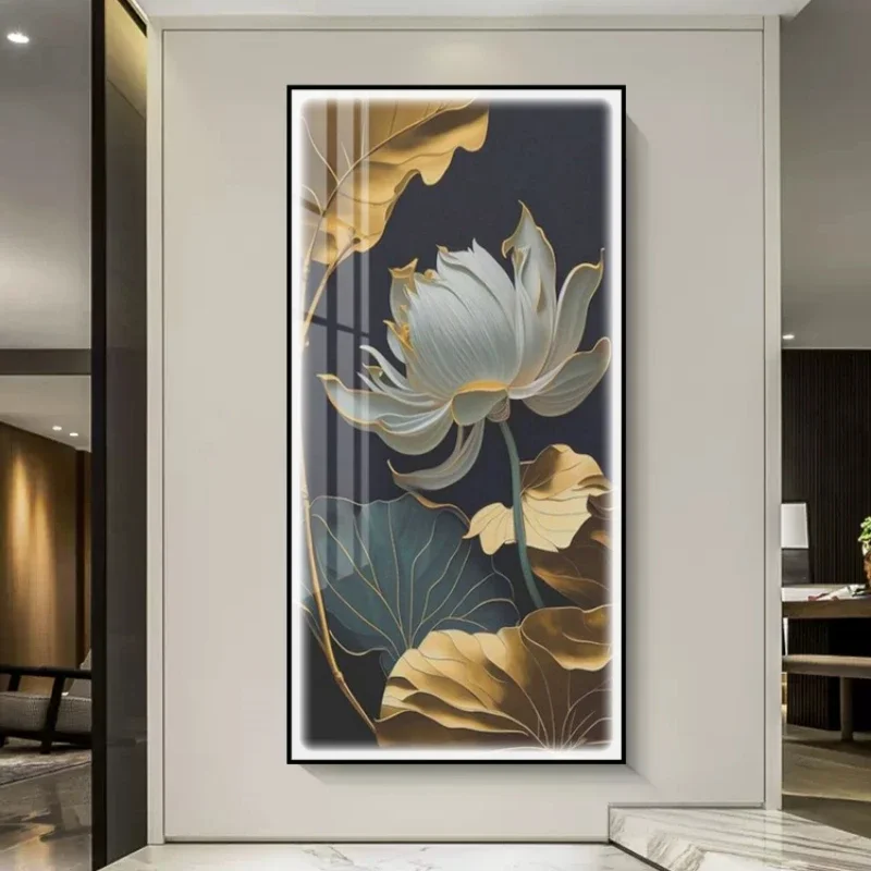 

Modern Lotus LED Wall Lamp - Art Creative Hanging Painting Light for Study, Living & Dining Room, Hotel Lobby Foyer Decor