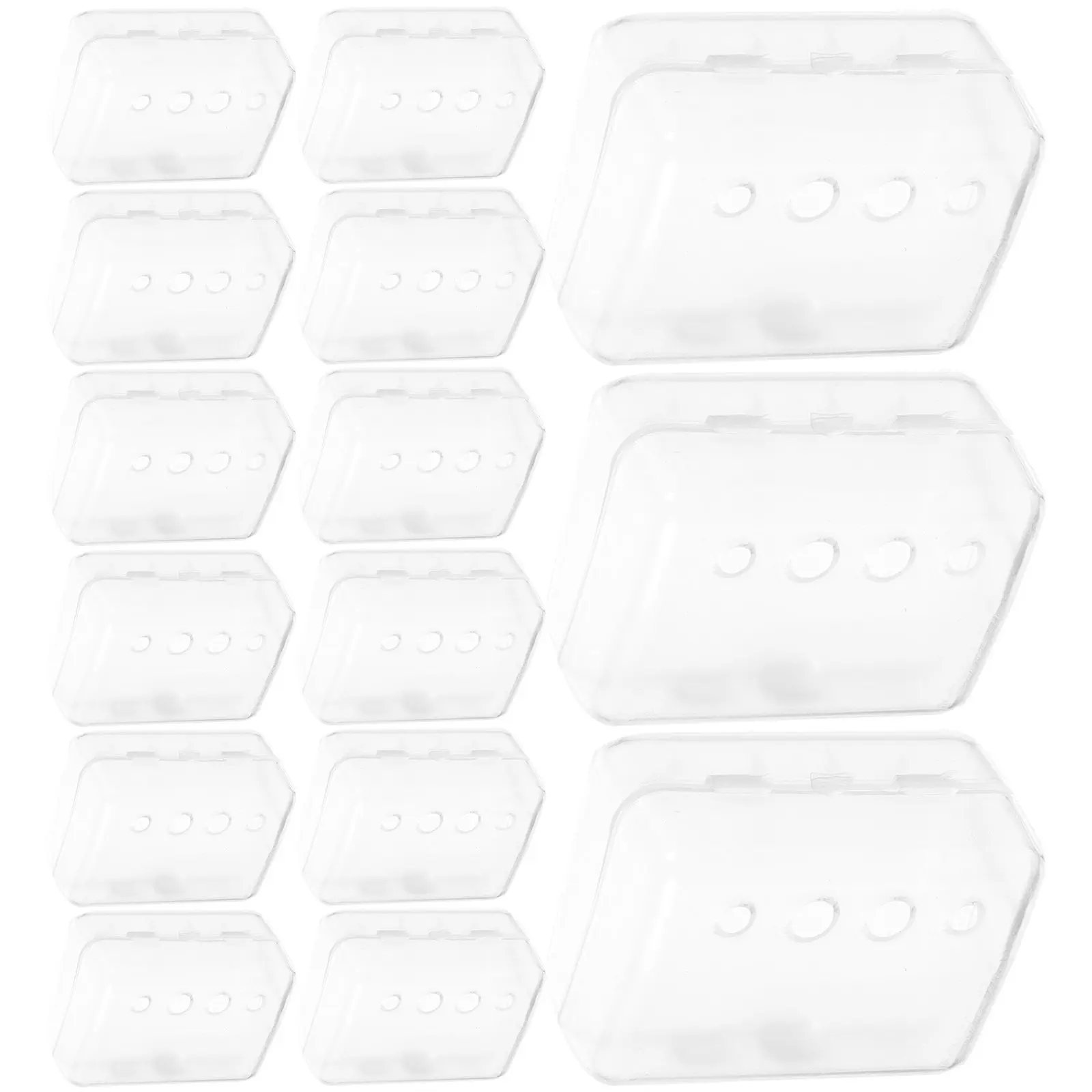 

20 шт. Защитные колпачки для насадок зубных щеток из натуральной соломы, универсальные, для путешествий, сохраняющие форму щетины