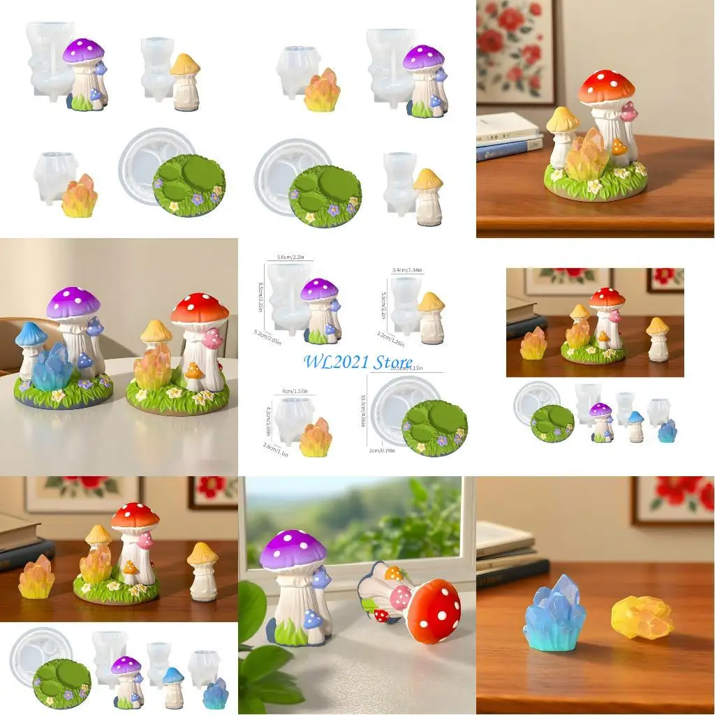 

G5GC 4PCS НЕПАРТИКА Easy Cleansing Mushroom Form