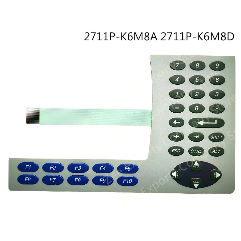 

New for PanelView Plus 600 2711P-K6M8A 2711P-K6M8D Membrane Keyboard Keypad Switch