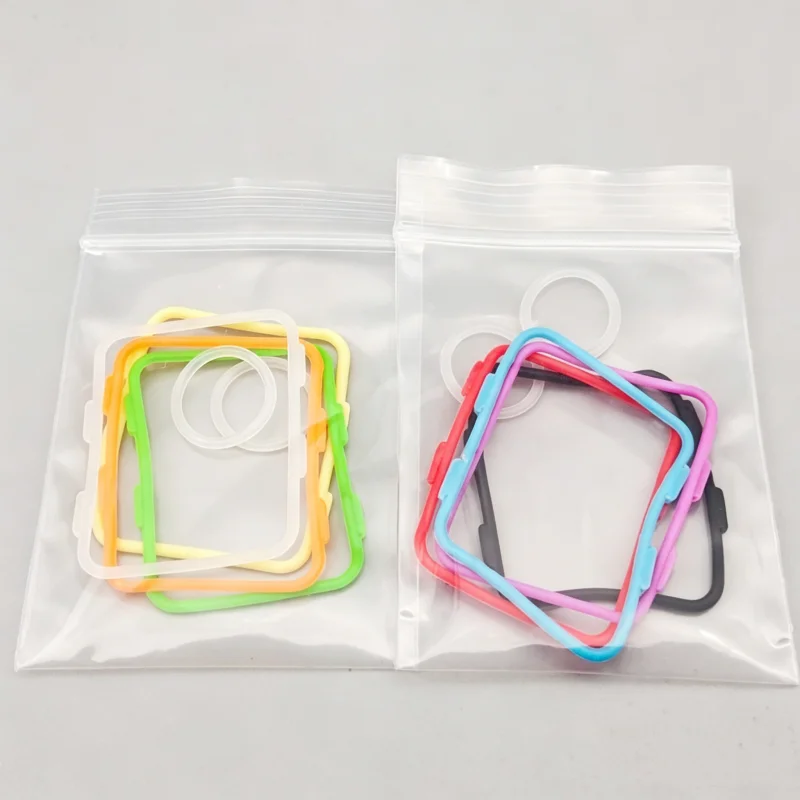 Heat Resistant Silicone O-ring Gasket Kit for Boro CP2/CP3/CP5 Square Seal Rings Transparent Glass Sheet Spare Part