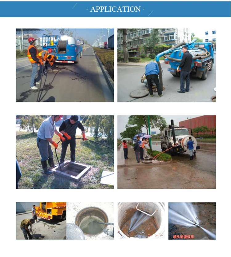 40LPM 200Bar  Engine High Pressure Cleaning Machine Community Pipeline Dredging Sewer Cleaning