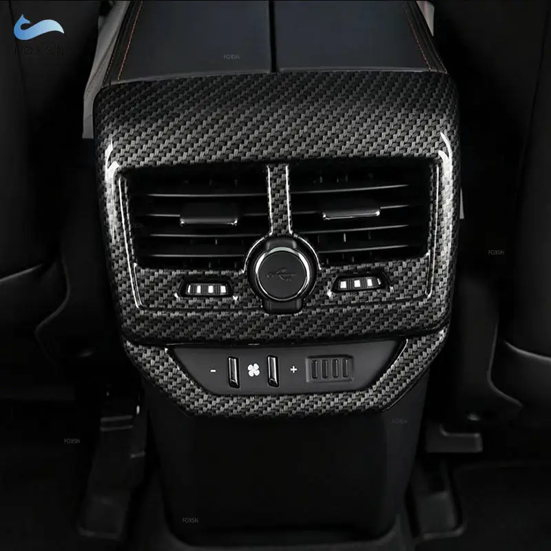 Накладка на рамку заднего воздуховода кондиционера для Peugeot 3008 GT 3008GT 5008 2017 2018, аксессуары для авто