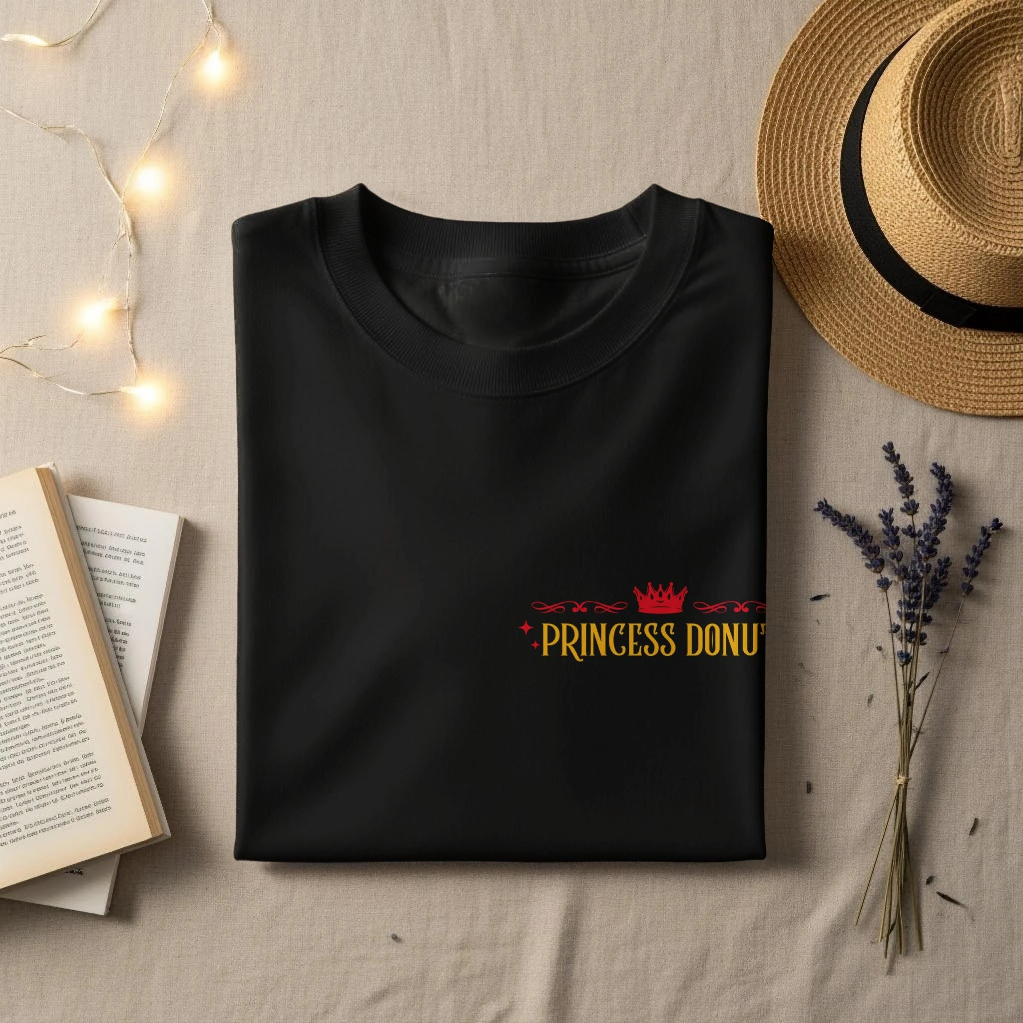 Princess Donut T-Shirt Cute Donut Shirt Princess Shirt Foodie Tee Unique Donut Design Sweet Treat Shirt Gift for Donut Lovers