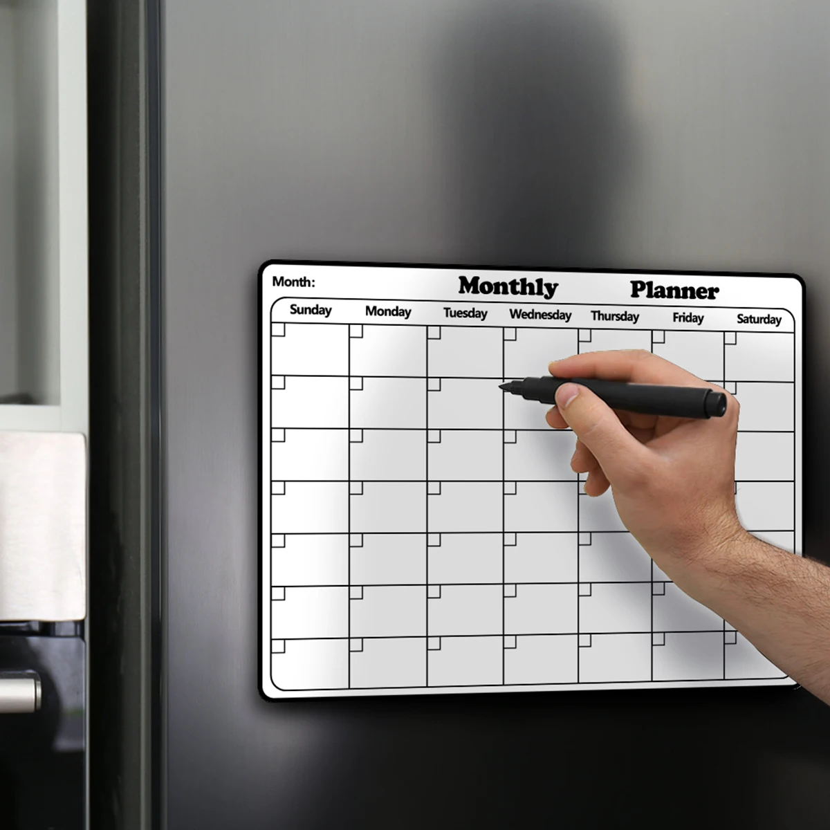 1pcs soft magnetic refrigerator message board pvc creative writing board can be used to make note-based planners