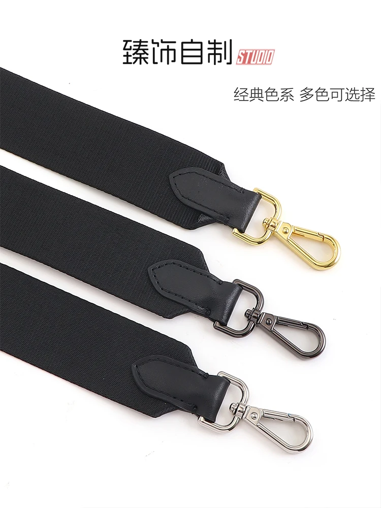 Three in one shoulder strap P who Boy Bag five in one black canvas shoulder strap with adjustable length