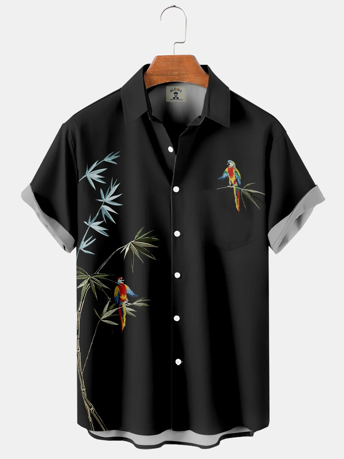 Camisa hawaiana de manga corta para hombre, top con solapa, estampado de estilo chino, talla grande, informal y cómoda, novedad de 2024