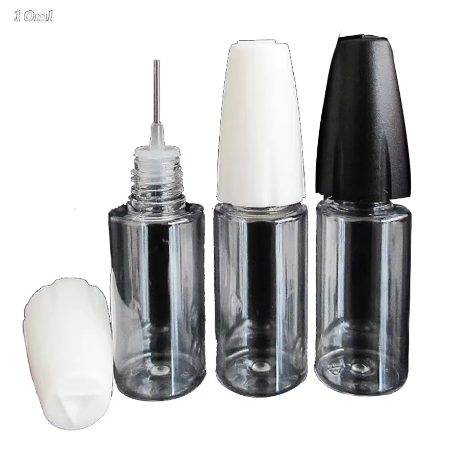 100Pcs 10ML 15ML Plastic Needle Dropper Bottle with Long Thin Needle Tip E Liquid Essential Oil Bottles view 6
