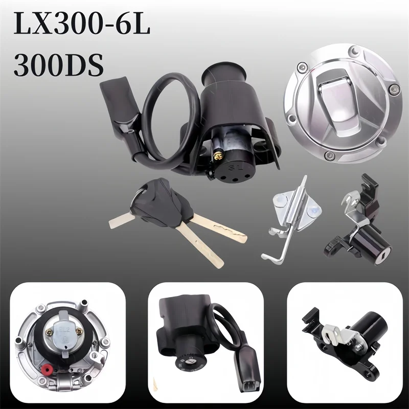 

For LONCIN VOGE LX300-6L Voge 300 DS 300DS voge Gas Fuel Petrol Tank Cap Cover Seat Ignition Switch Lock