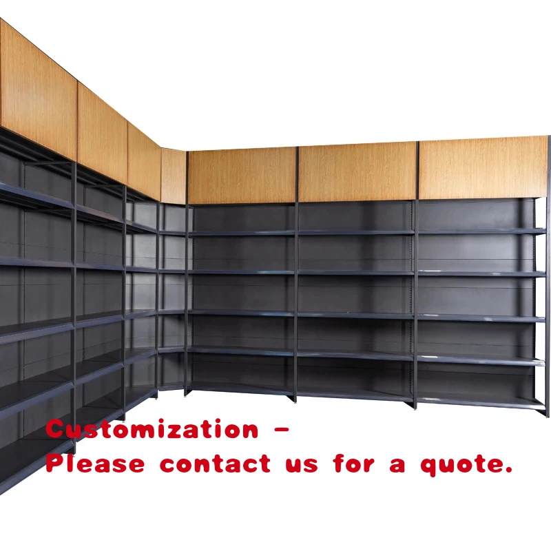 custom.Supply Supermarket Rack Light Duty Powder Coated Customizable Size Snacks Stores Display