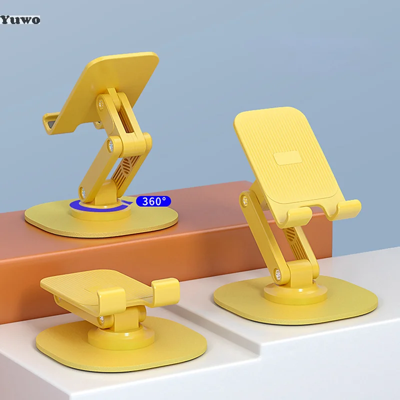 

Всего 360° ° Вращающаяся поддержка мобильного телефона, складной настольный держатель для смартфона, подставка для ленивого планшета для портативности