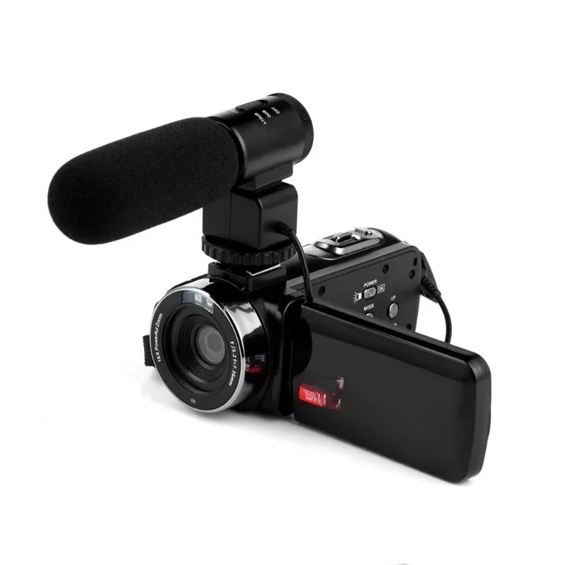 1080 P 3.0 inch LCD 270 degree rotation 16X digital zoom mini high definition digital camera