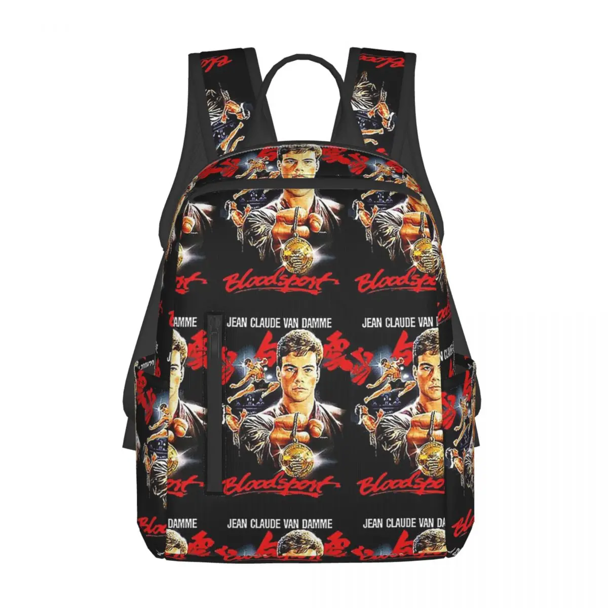 

Bloodsport - Jean Claude Van Damme Frank Dux Backpack Daypack Kids BookBag School Bag Shoulder Bags for Men Women