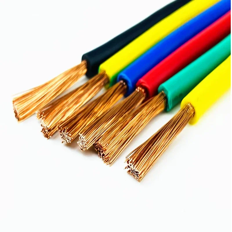 10/20/30Meters RV Copper Electric Cable 19 17 15 13  11 Awg Dual Core Hard Wire Home Improvement Wire PVC Sheathed Copper Cable