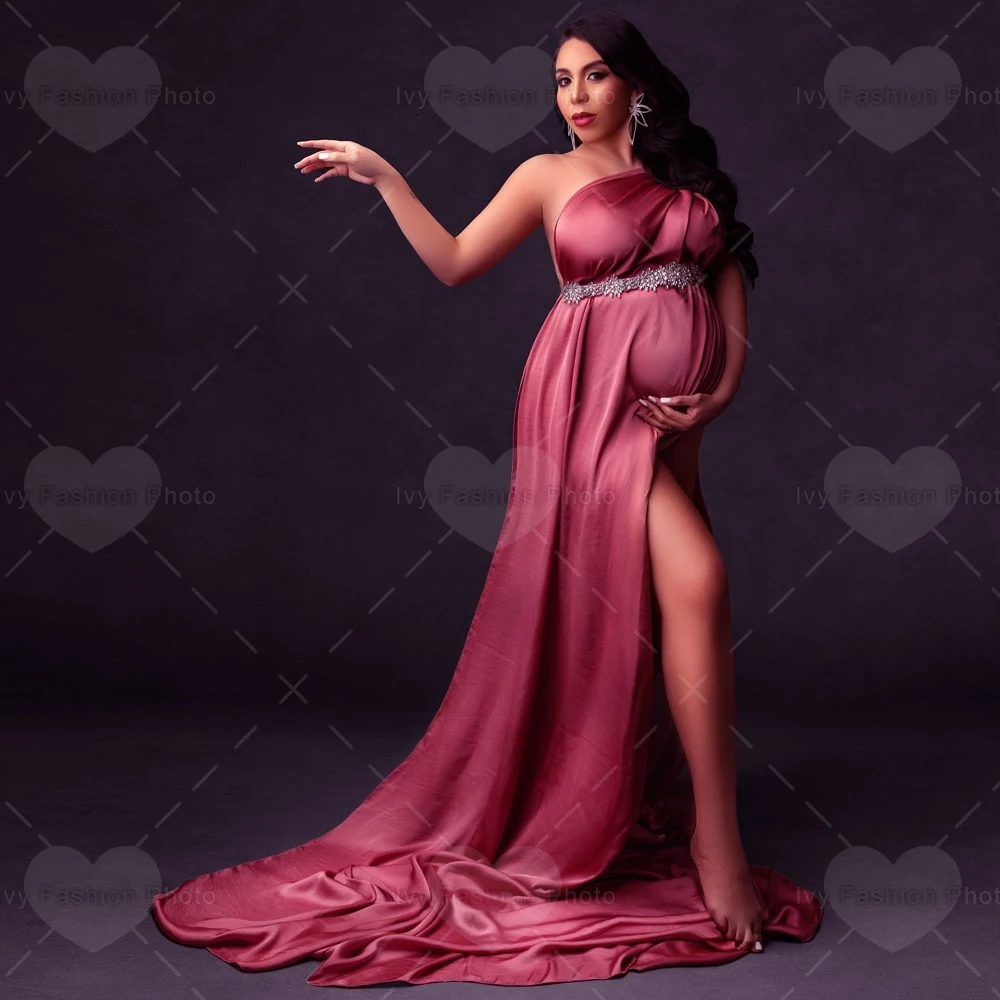 Maternity Photography Prop Sagging Sensation Smooth Silk-like Fabric Simple Modeling Fabric Pregnancy Photo Shoot Accessorie